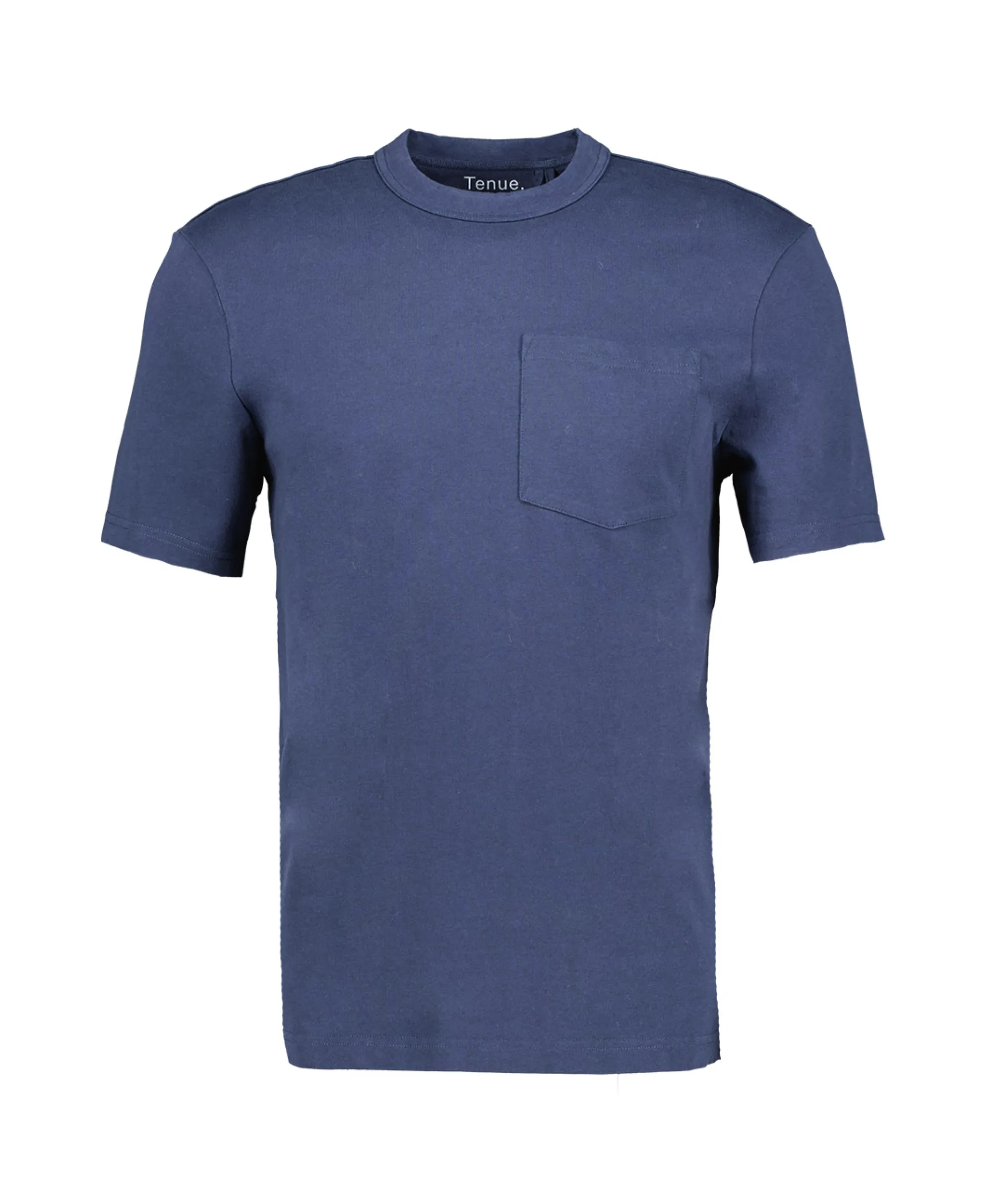 Tenue. T-Shirt Korte Mouw John Blauw*Heren T-Shirts