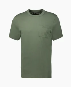 Tenue. T-Shirt Korte Mouw John Pocket Tee Khaki*Heren T-Shirts