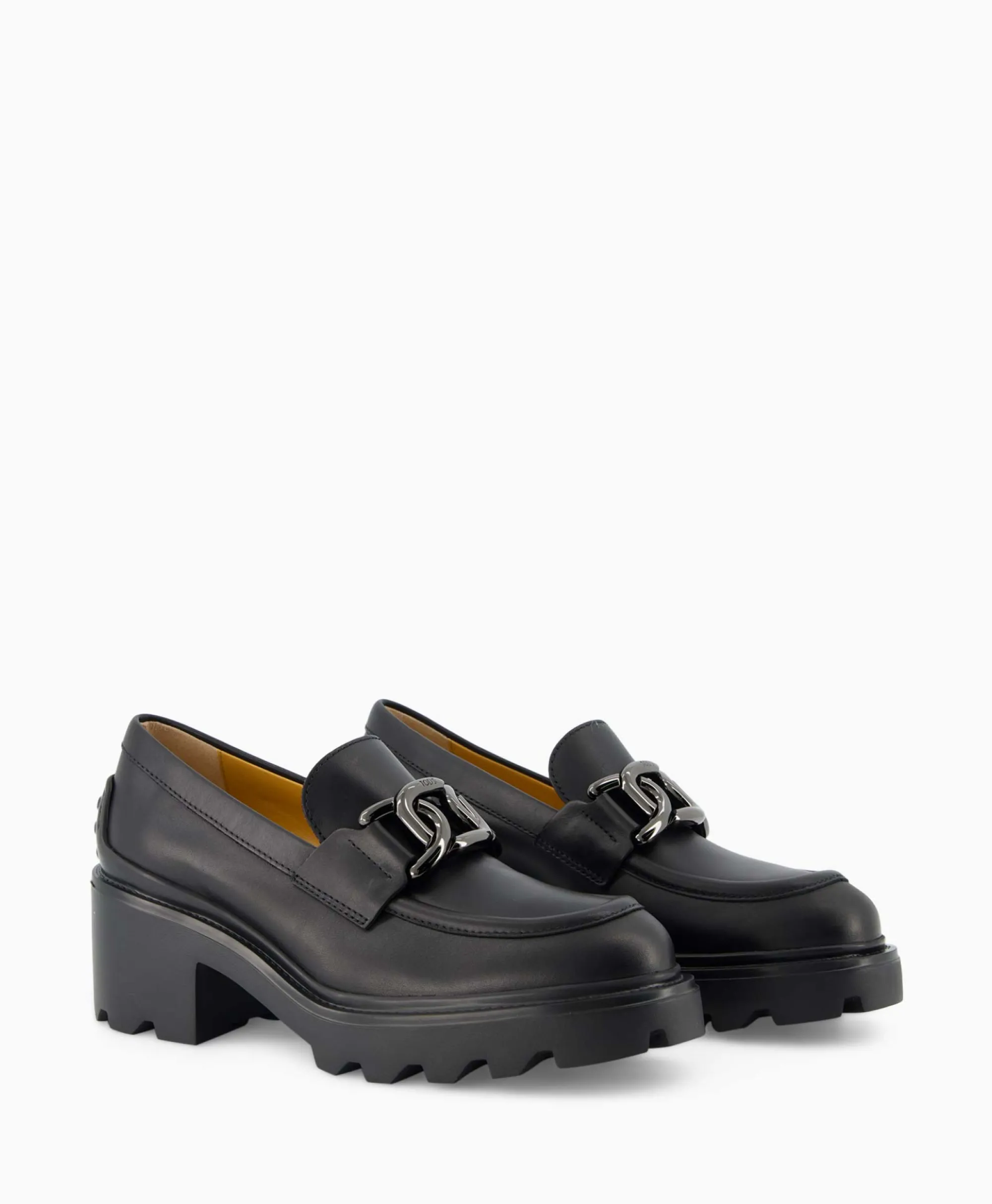 Tod's Tod's Tod's Loafer Gomma Carro Zwart*Dames Instappers