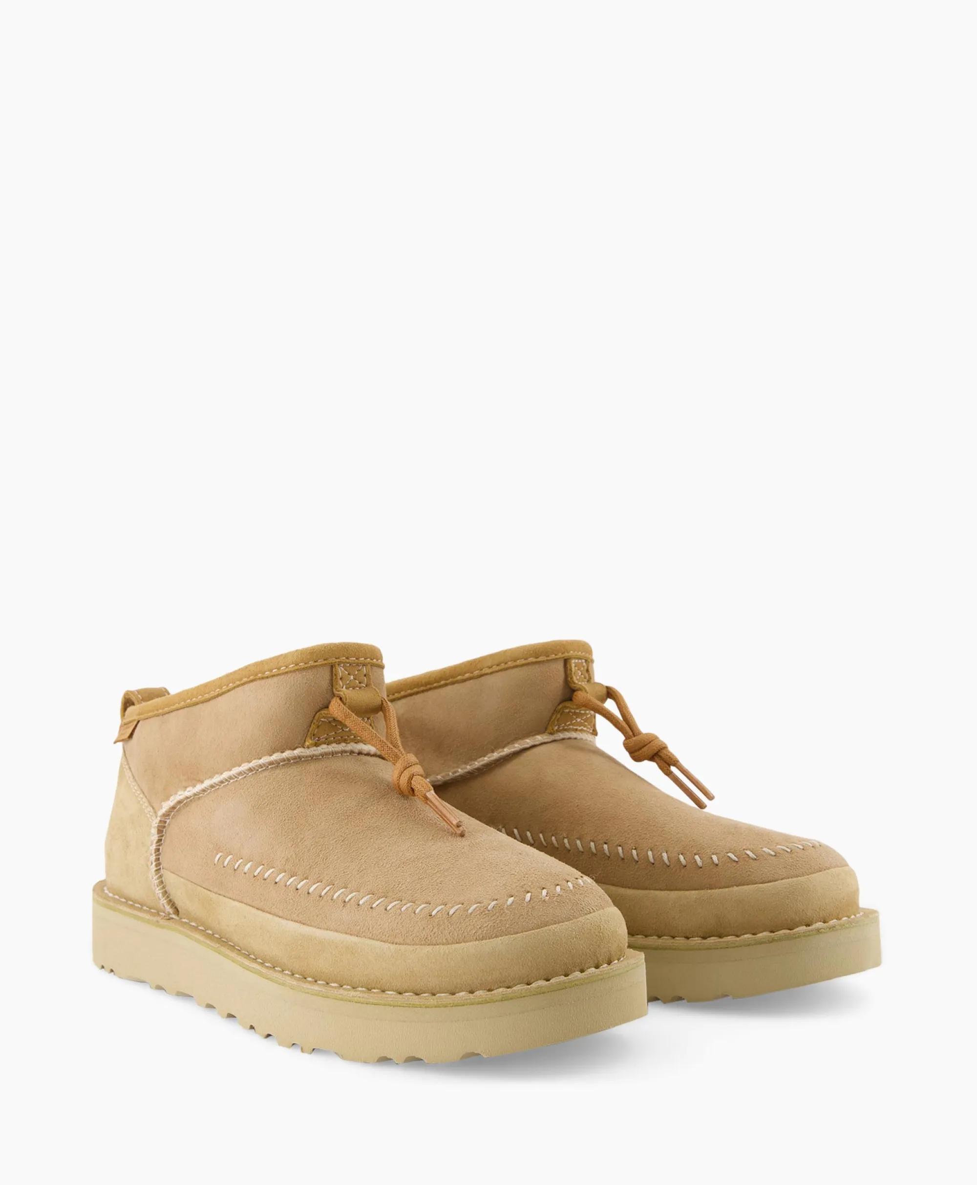 Ugg Enkellaars W Ultra Mini Crafted Regenerate Beige*Dames Laarzen