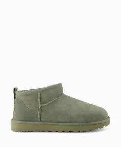 Ugg Enkellaars Winterboot Classic Ultra Mini Khaki*Heren Laarzen