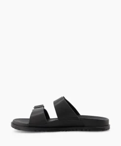 Ugg Sandaal Wainscott Buckle Slide Black Jeans*Heren Sandalen