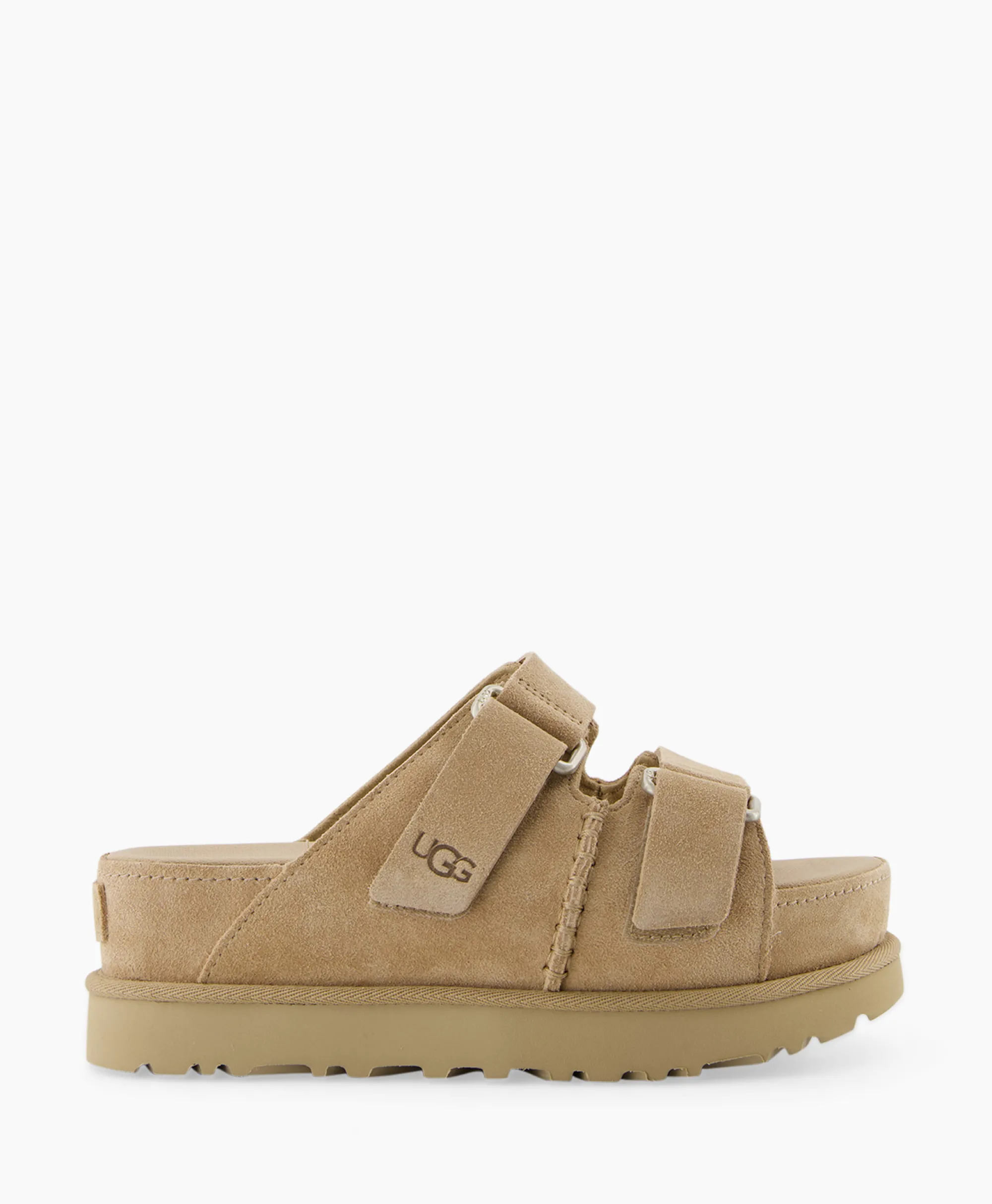 Ugg Sandaal Zonder Hak W Goldenstar Hi Slide Beige*Dames Sandalen