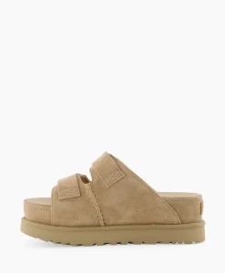 Ugg Sandaal Zonder Hak W Goldenstar Hi Slide Beige*Dames Sandalen