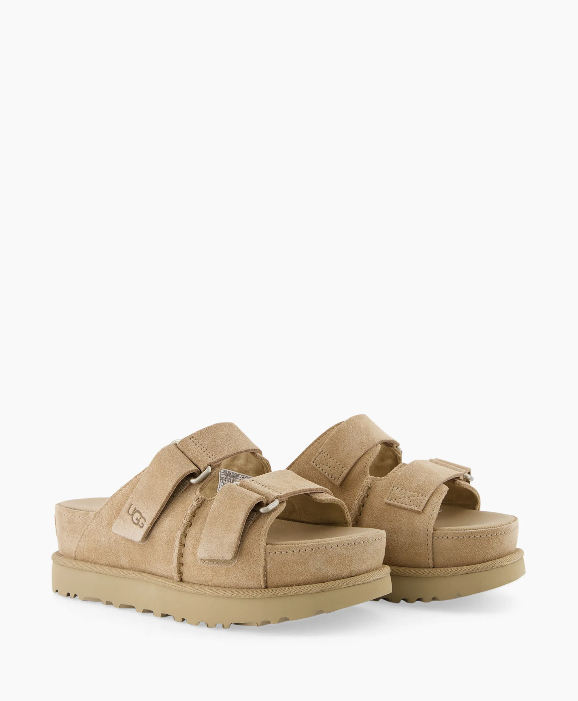Ugg Sandaal Zonder Hak W Goldenstar Hi Slide Beige*Dames Sandalen