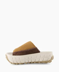 Ugg Sandaal Zonder Hak W Venture Daze Slide Licht Bruin*Dames Sandalen
