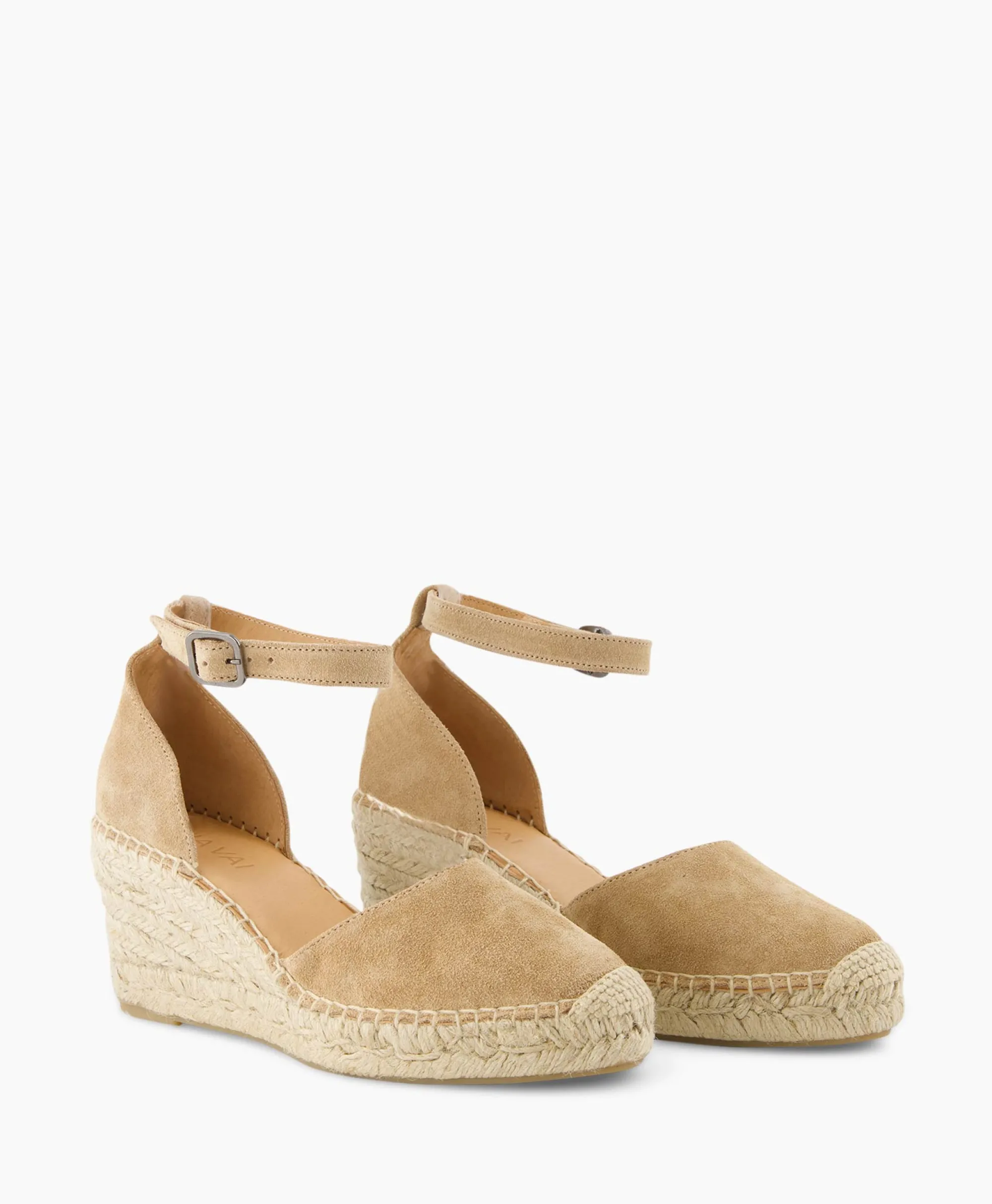 Via Vai Espadrille Flora Braid Beige*Dames Instappers