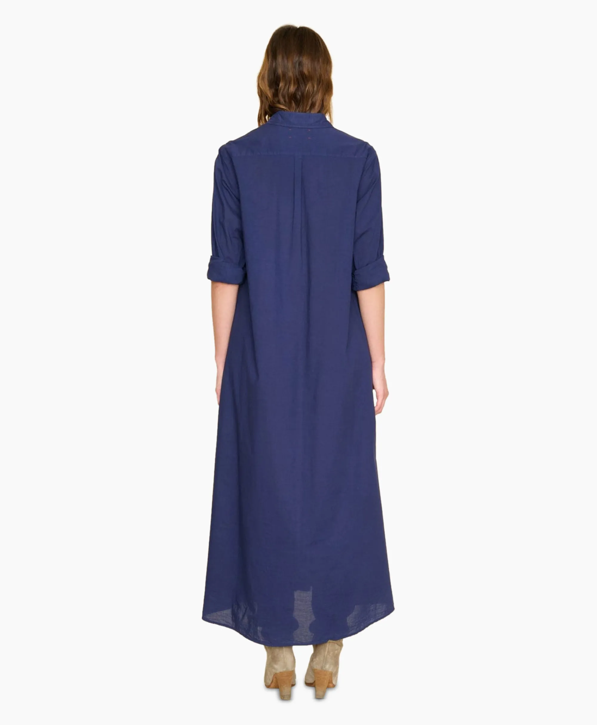 Xirena Maxi Jurk Boden Donker Blauw*Dames Bruiloftskleding