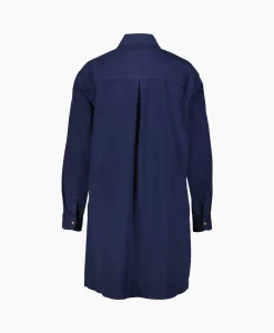 Xirena Mini Jurk Keegan Twill Blauw*Dames Bruiloftskleding