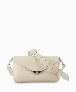 Zadig & Voltaire Zadig & Voltaire Crossbody Tas Borderline Daily Grained Leath Ecru*Dames Tassen