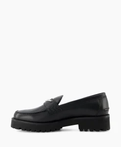 Zadig & Voltaire Zadig & Voltaire Loafer Joecassin Semy-Shiny Calfskin Zwart*Dames Instappers