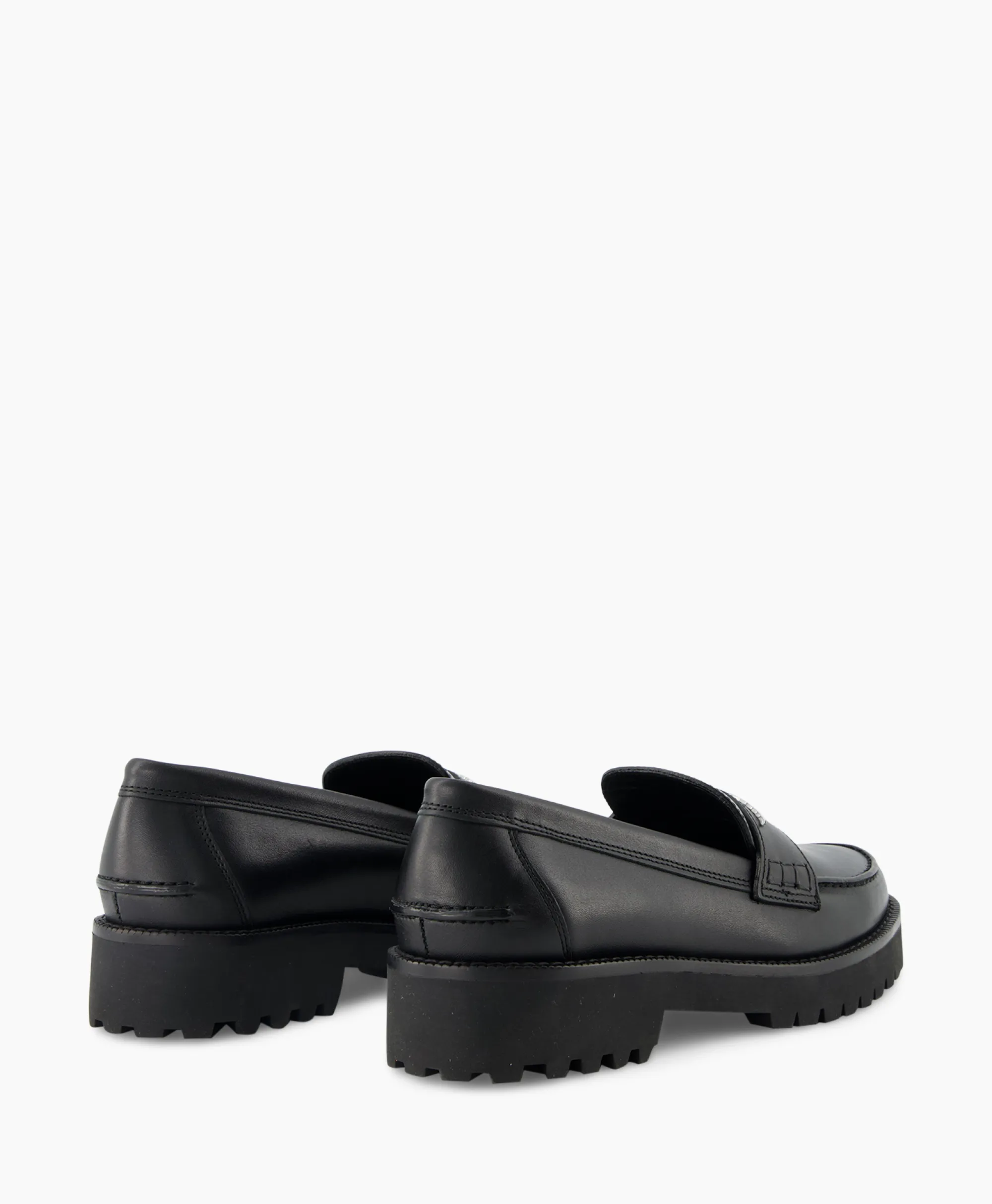 Zadig & Voltaire Zadig & Voltaire Loafer Joecassin Semy-Shiny Calfskin Zwart*Dames Instappers