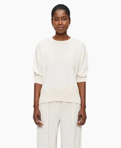 Zenggi Top Relaxed Short Sleeve Off White*Dames T-Shirts & Tops